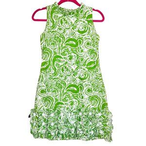 Lilly Pulitzer Dress 0 Lovell Jubilee Grasshopper Green Flam Alama Ding Dong